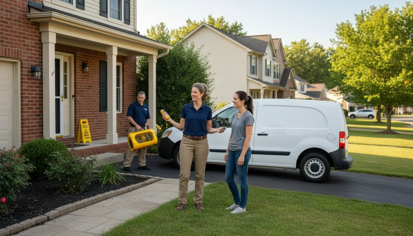 Water restoration image for Dehumidification And Cleanup Services in Pleasant Hill, IA